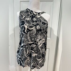 Anthropologie NWOT Asymmetrical Cutout Tank